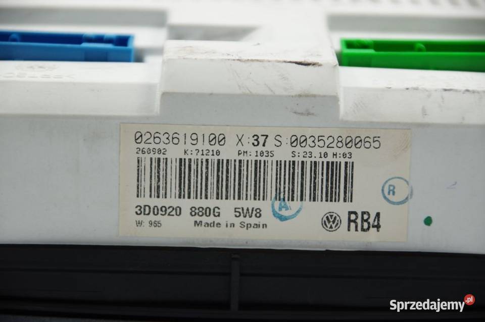 LICZNIK ZEGAR VOLKSWAGEN PHAETON 60 W12 osobowe Lipno sprzedam