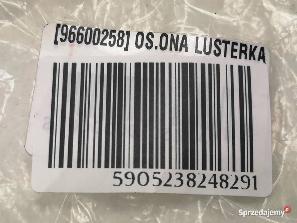 OSŁONA LUSTERKA PRAWA CHEVROLET SPARK 20052010 lubelskie