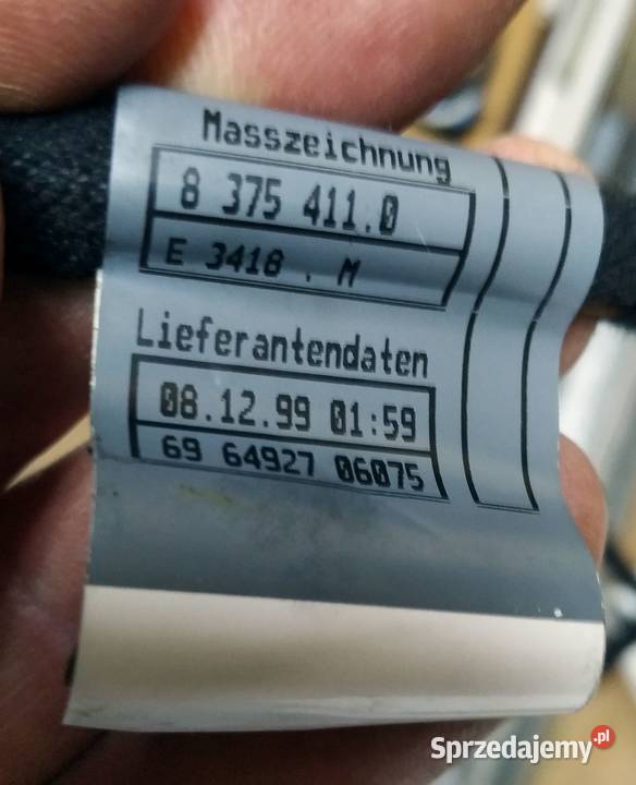BMW E46 WIĄZKA ELEKTRYCZNA DRZWI TYLNYCH osobowe mazowieckie Wiktorów sprzedam