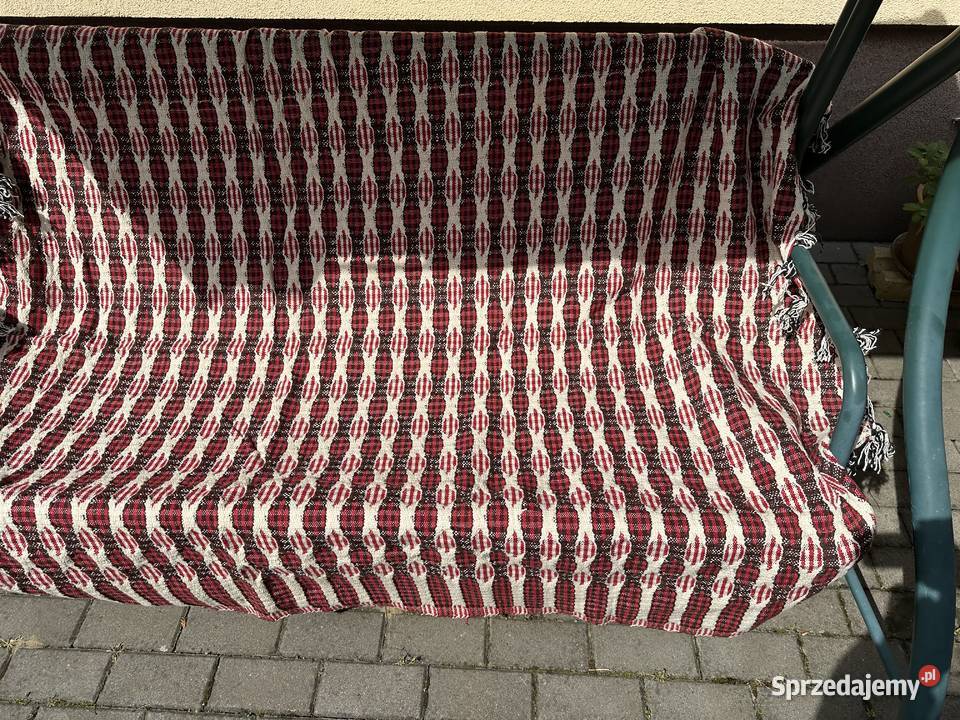narzuta wełniana nowa dwustronna