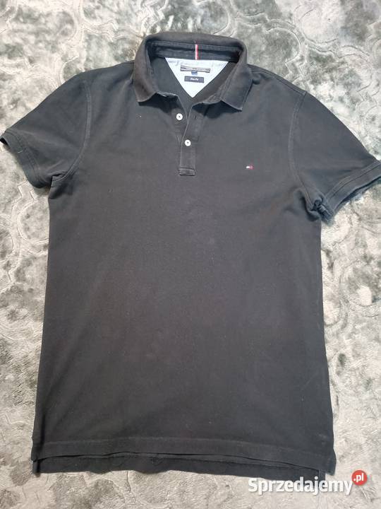 Koszulka Tommy Hilfiger Polo Slim Fit XXL czarna Katowice
