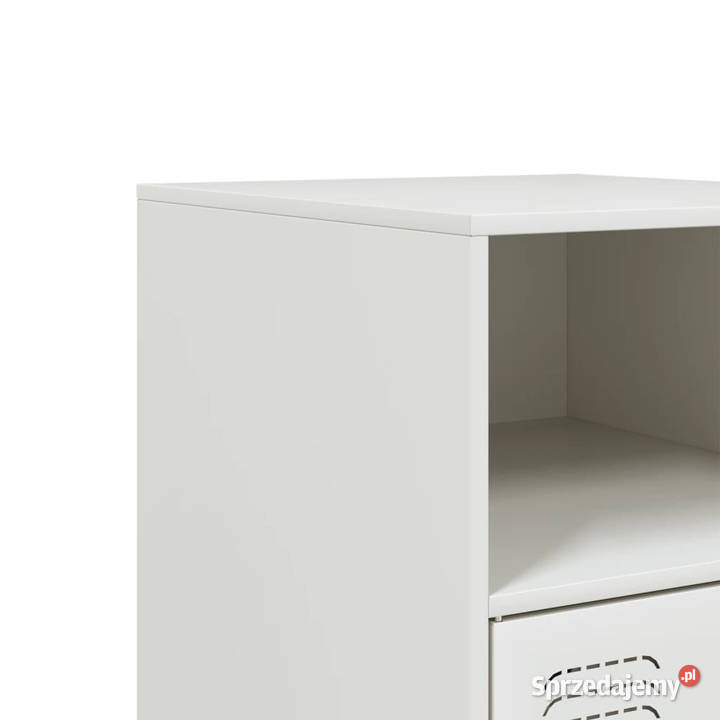 Szafki nocne 2 białe 345x39x62 stal WM841774 Nocne mazowieckie Warszawa