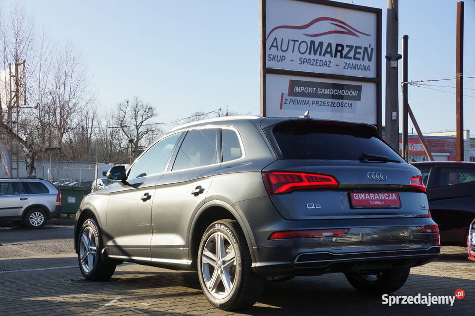 Audi Q5 20 TDI CR 190 4x4 SLine Navi Virtual LED nieuszkodzony Nowy Sącz