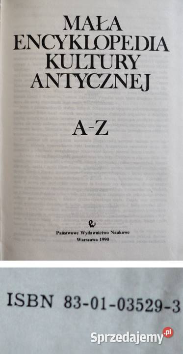 Mała encyklopedia kultury antycznej AZ Zdzisław Kielce