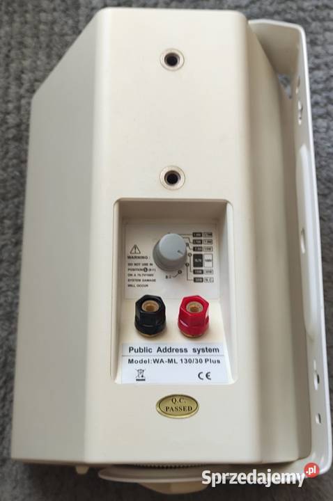 naścienny dwudrożny głośnik WAML 13030 plus 30W Audio łódzkie Łódź