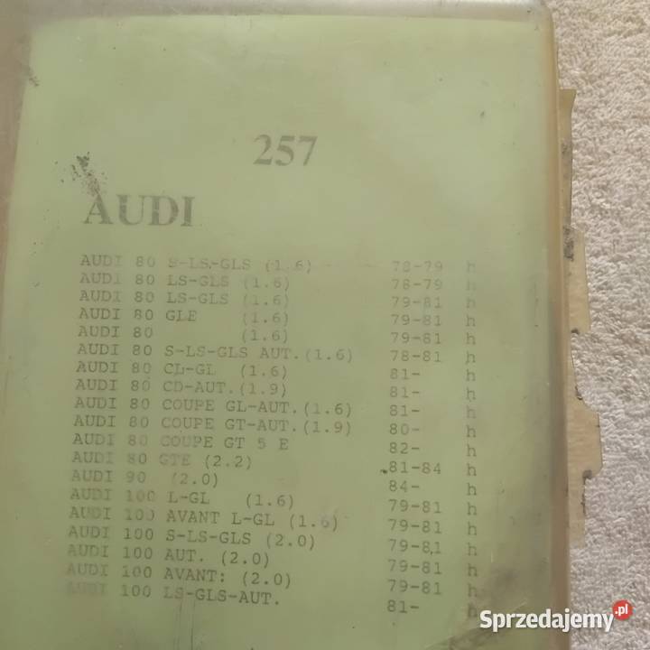 Szczeki Audi 80 Audi 100 Układ hamulcowy warmińsko-mazurskie Olsztyn sprzedam