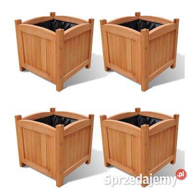 vidaXL Podwyższone donice 4 30 x 30 x 30 Warszawa