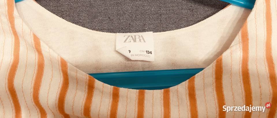 Dziewczęca bluzeczka z gumeczkami ZARA rozmiar