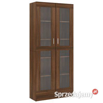 vidaXL Witryna brązowy dąb 825x305x1855 materiał Warszawa sprzedam