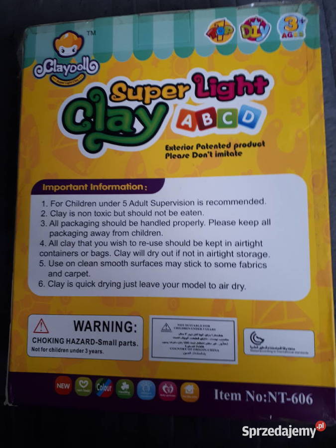 Super light clay Small Frog Żaba z gliny Pruszków