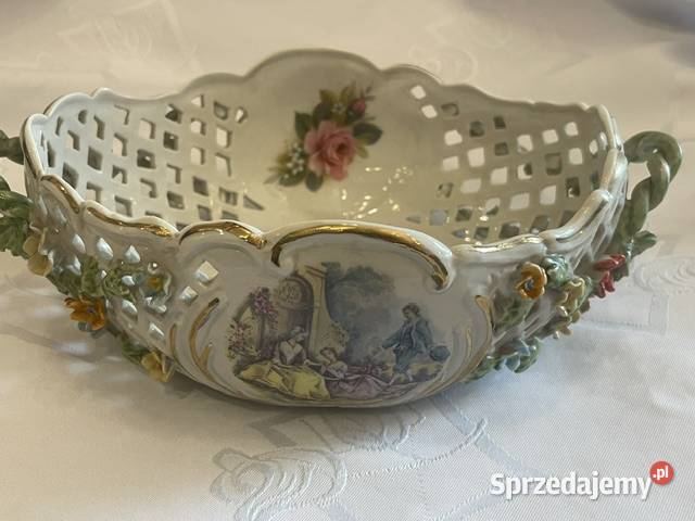 Porcelanowa ażurowa patera Berlin Kraków
