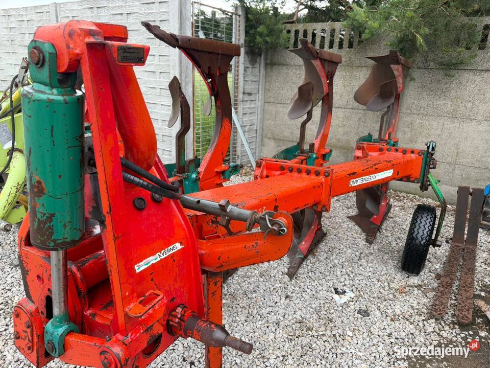 Pług obrotowy 3 skibowy kverneland f120 w stanie Pługi