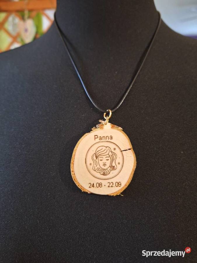 Zawieszka na rzemyku znak zodiaku Panna Dla kobiet Strzyżów