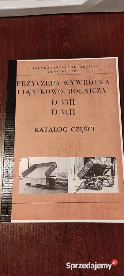 Katalog części przyczepa Autosan d 33h d 34h