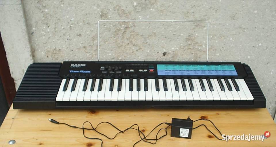 Keyboard Casio CA-100 Tone Bank z osprzętem