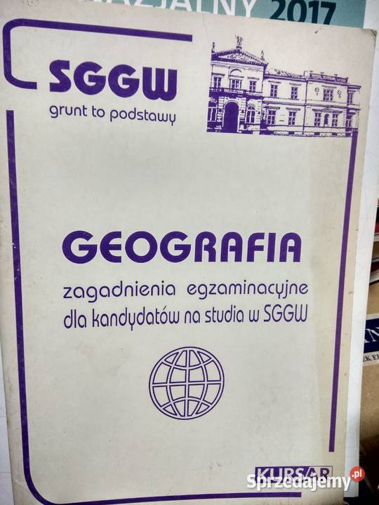 Zagadnienia egzaminacyjne kandydatów SGGW Warszawa