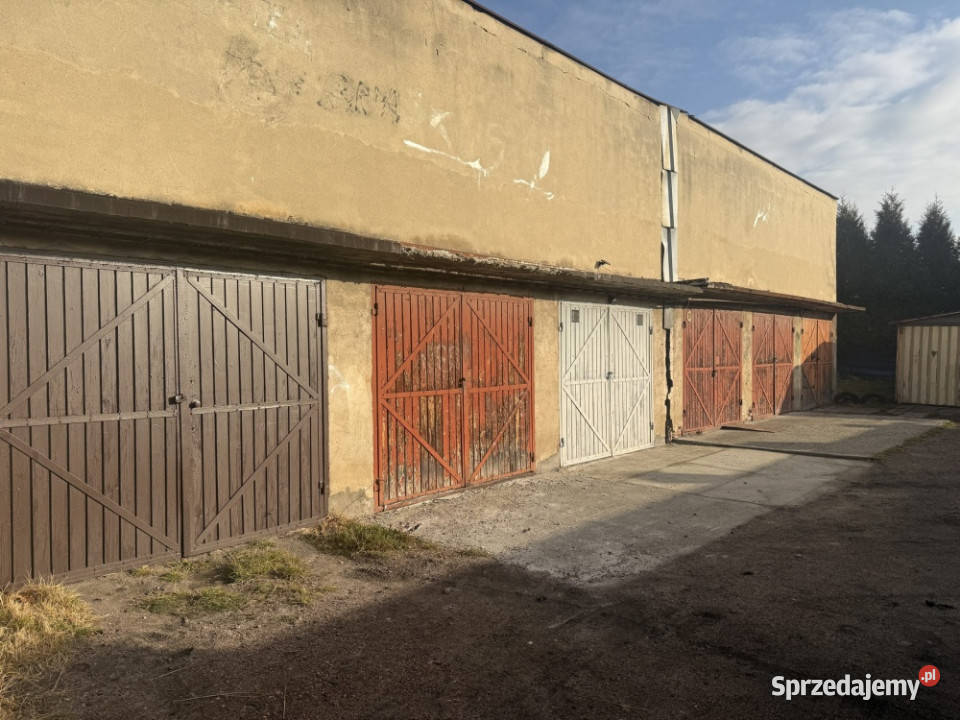 2 Garaże Wodzisław Śl Leonida Teligi 17 m 17m2 Sprzedaż Nieruchomości Wodzisław Śląski