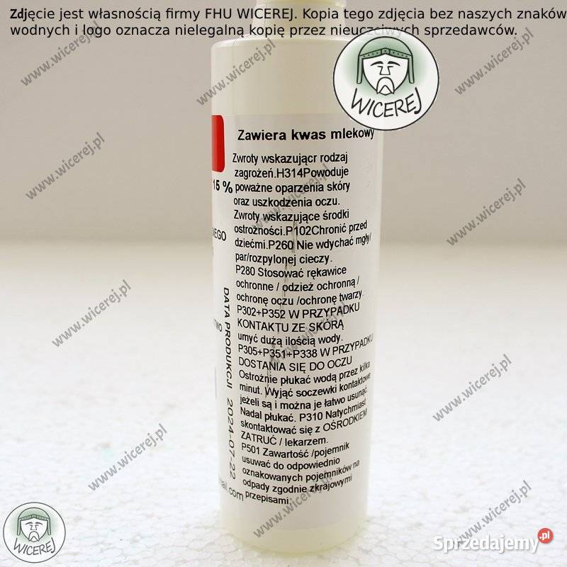 Kwas mlekowy 15 125ml w SPRAYU Gotowy do użycia podkarpackie