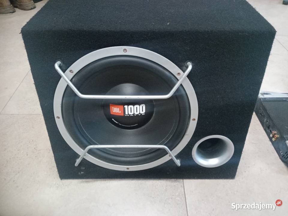SKRZYNIA BASOWA JBL 1000W wzmacniacz i kable dolnośląskie Jelenia Góra