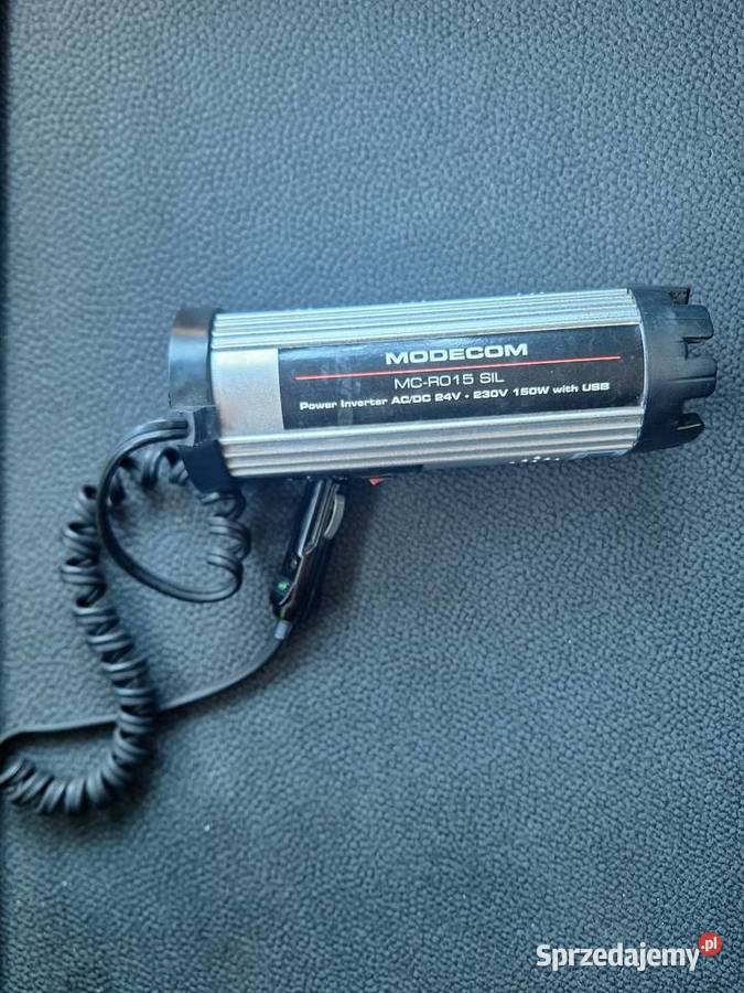 Przetwornica samochodowa modecom 24V220V Przetwornice napięcia Pabianice