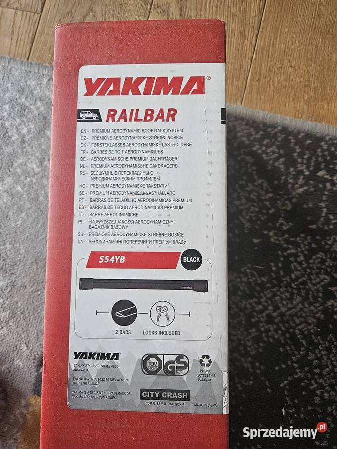 NOWY NIEUŻYWANY bagażnik bazowy yakima railbar podkarpackie Rzeszów
