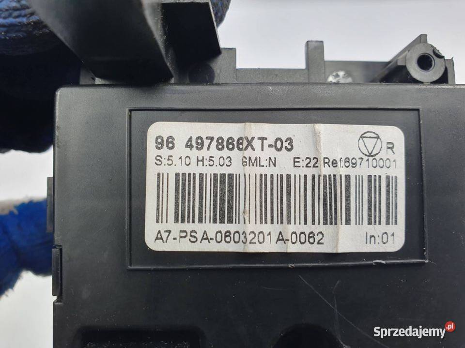 PANEL KLIMATYZACJI PEUGEOT 207 96497868XT Lipno