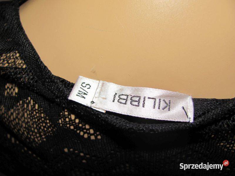 narzutka czarna koronka siateczka SM KILIBBI Rozmiar 38(M) Zamość