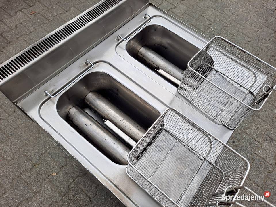 FRYTOWNICA GAZOWA 2 KOMORY 2X8L TECNOINOX M1810N Gastronomia Nowe Skalmierzyce sprzedam