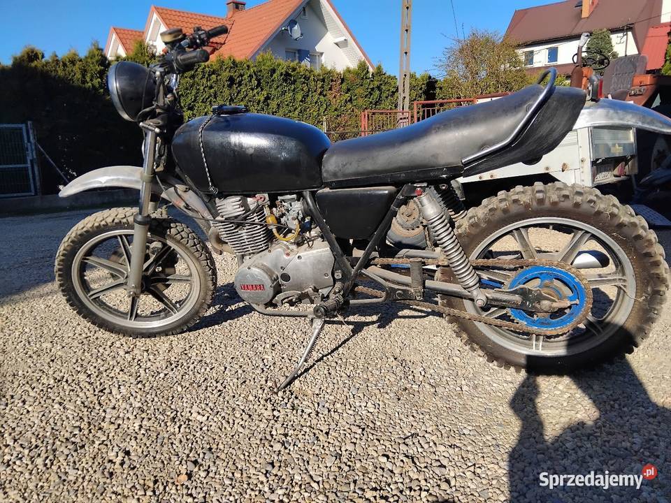 Yamaha xs 250 2 cylindry cross kupiony w Polsce małopolskie Konina