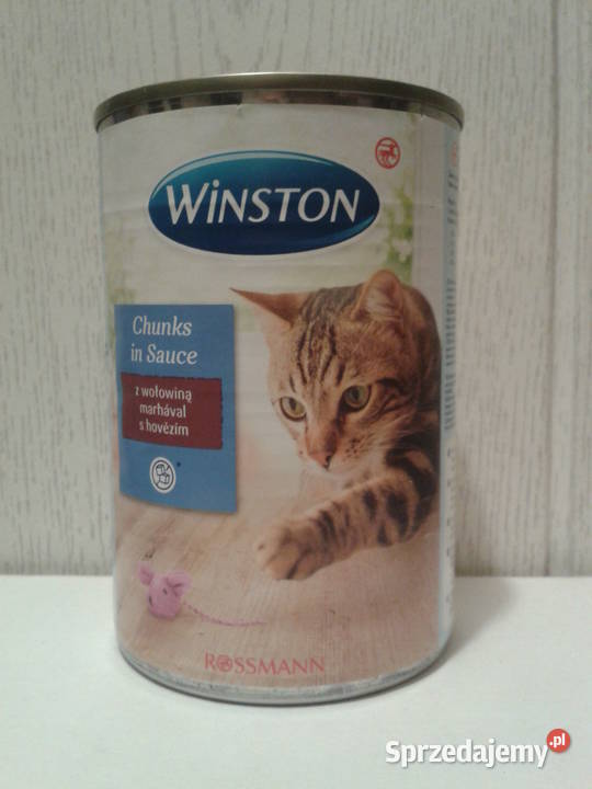Winston Karma kotów bez cukru z WOŁOWINĄ puszka