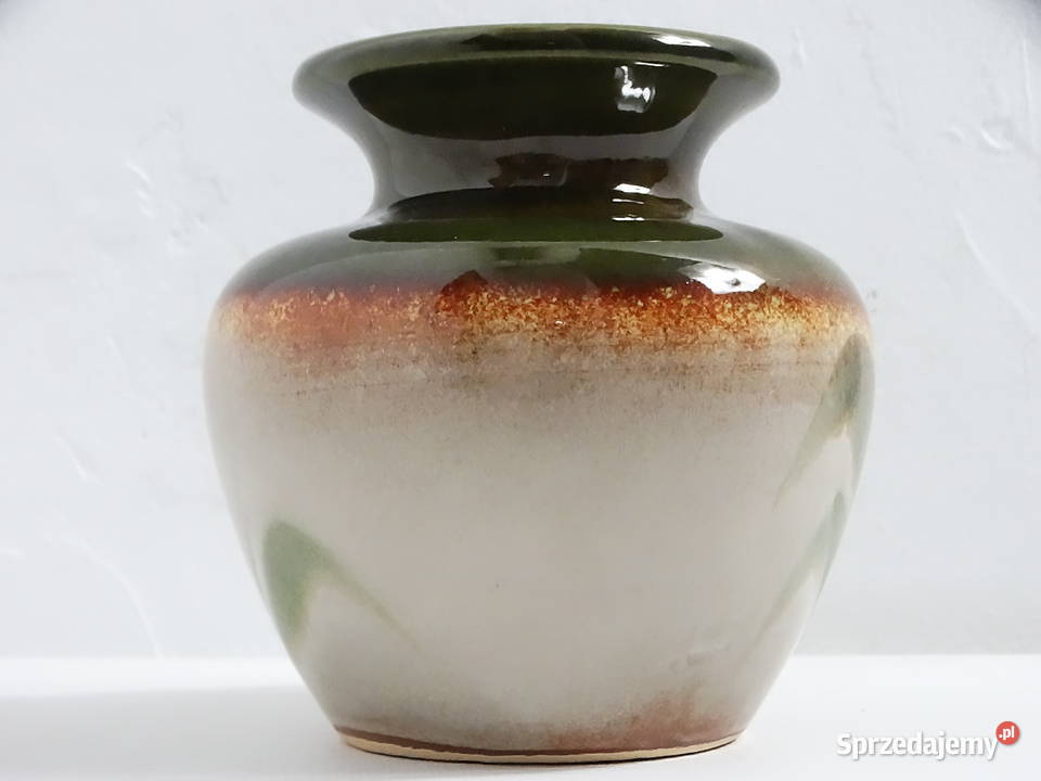 Stylowy Wazon West Germany Vintage MidCentury Biłgoraj