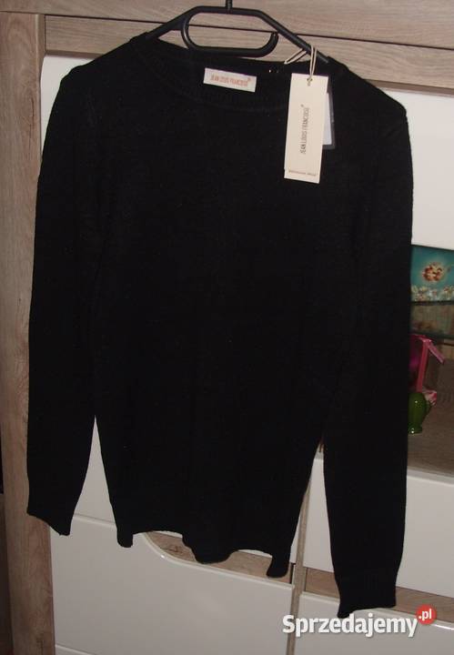 czarny cieplutki sweter JEAN LOUIS FRANCOISE rML Rawicz