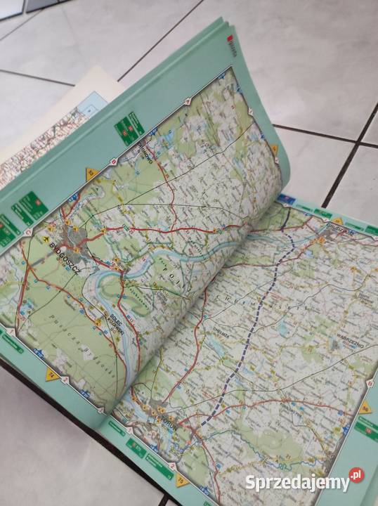 mapa samochodowy atlas Polski klaser książka ISBN 9788375527162 Kielce sprzedam