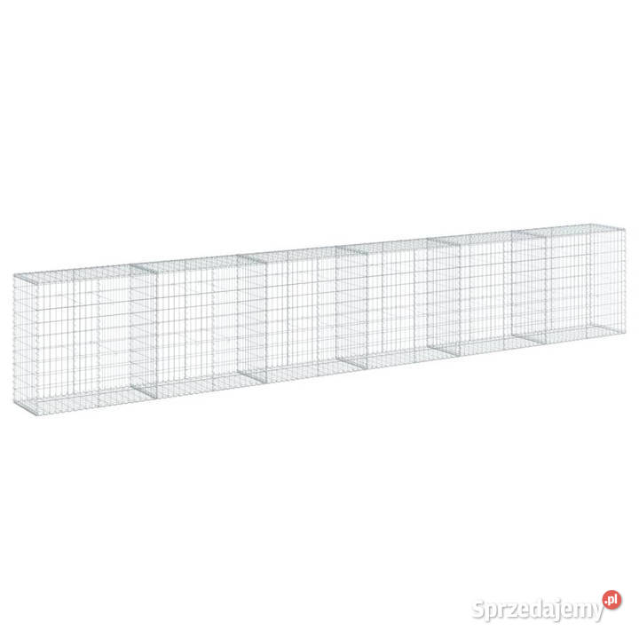 Kosz gabionowy z pokrywą 600x50x100 mazowieckie