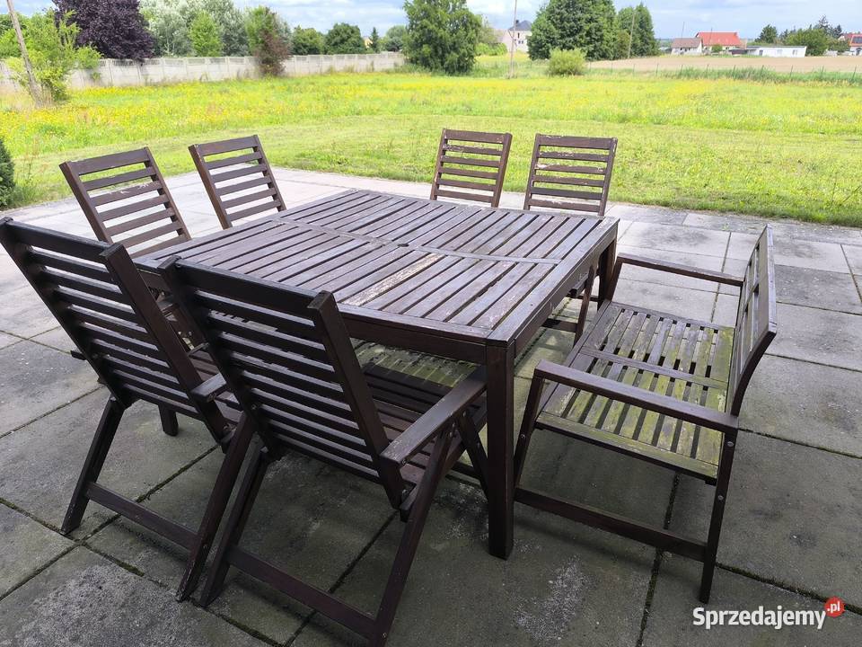 komplet ogrodowy grill stół PPLAR z IKEA Gorzów Wielkopolski