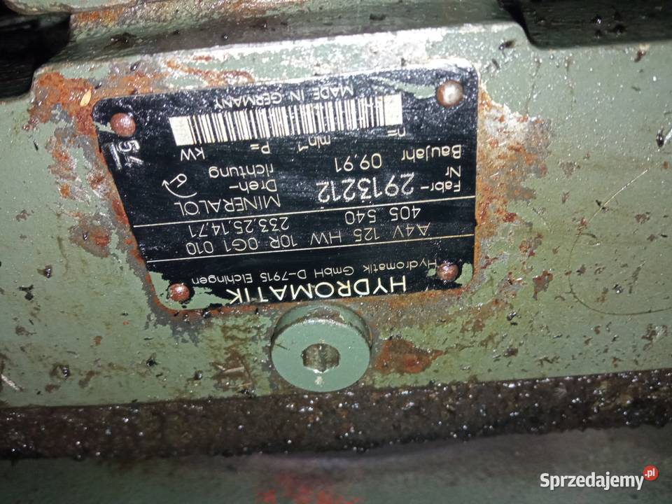 Pompa jazdy hydromotor hydromatik A4V 125 HW
