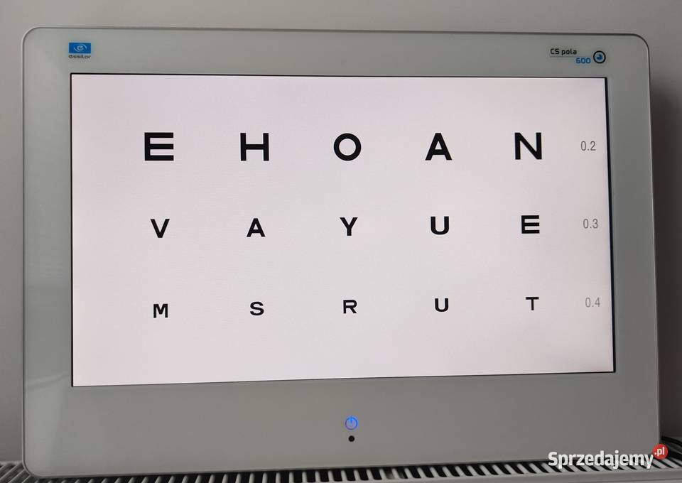 Wyświetlacz optotypów Essilor CS Pola 600 z lubelskie Lublin