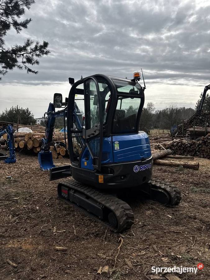 Minikoparka RIPPA R32 PRO 3200 32t Silnik Kubota Brudzowice sprzedam
