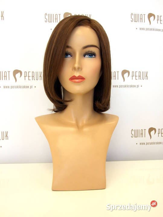 Peruka półdługa z włosa naturalnego Kielce Pozostałe