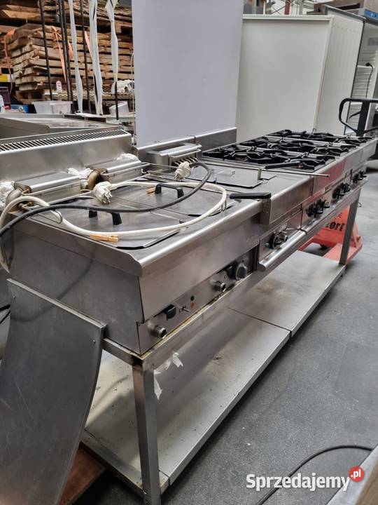 Kuchnia gazowa 6 palnikow gastronomiczna Nisko