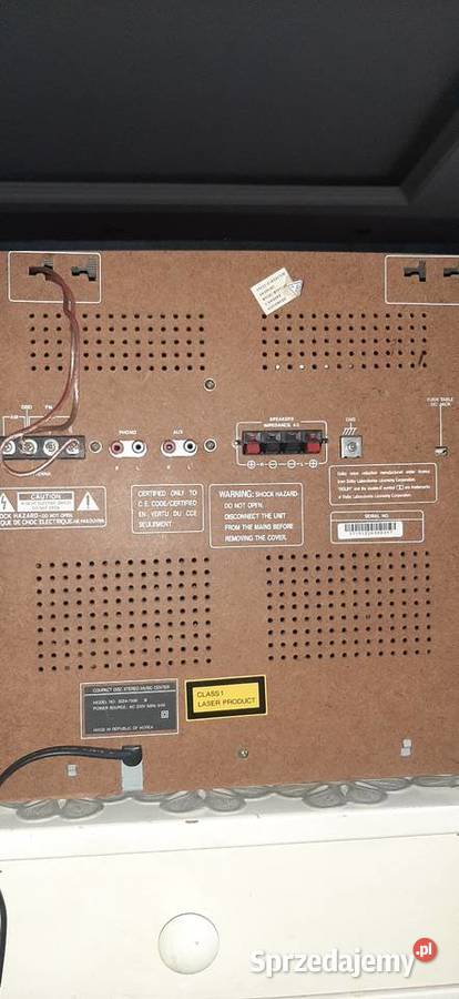 Samsung wieża kolumny DAS magnetofon cd radio sprzedam
