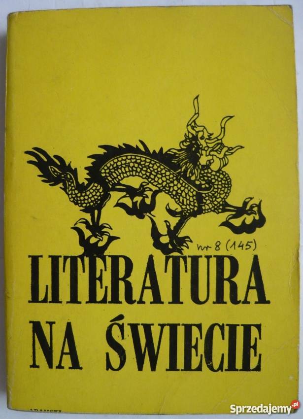 LITERATURA NA ŚWIECIE 1983 8 145 Rok wydania 1983 Warszawa