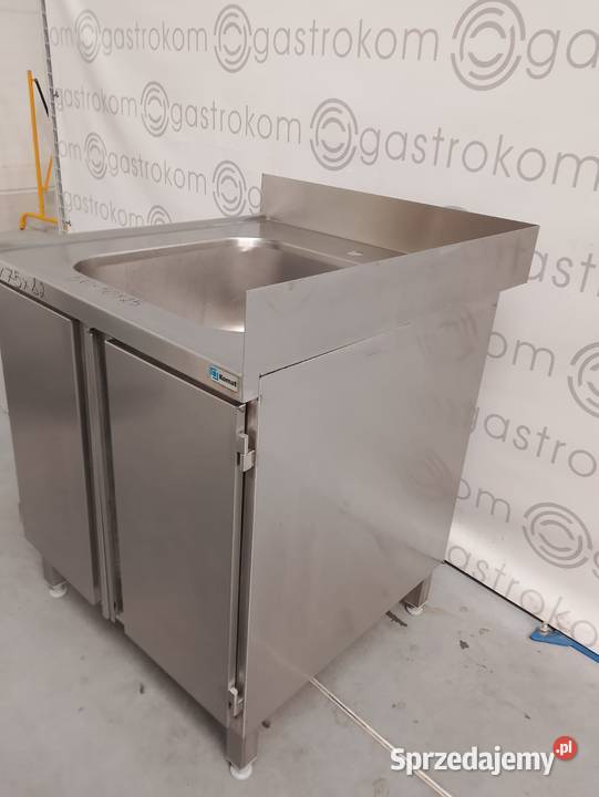 Stół ze zlewem drzwi  skrzydłowe Komat 75x75x85 Wrocław