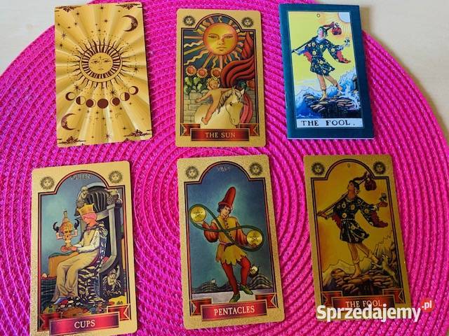 Gold Foil Tarot Karty mazowieckie Warszawa sprzedam