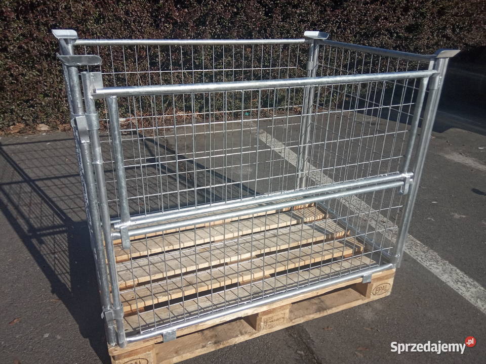 Kosze stalowe paletowe magazynowanie i transport Łódź sprzedam