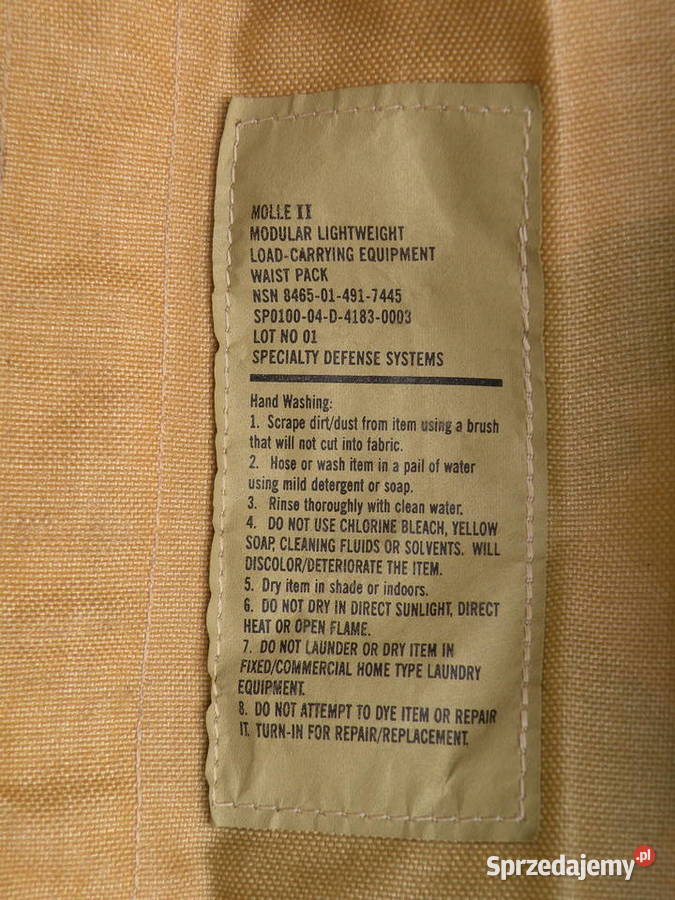 Field waist pack molle II desert 3 color Wrocław