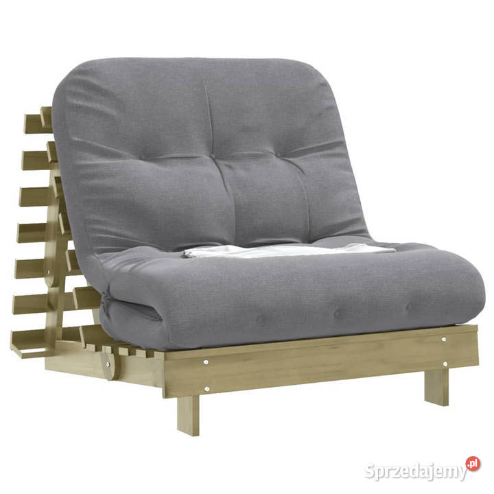 Sofa rozkładana futon z materacem 80x206x11 Warszawa