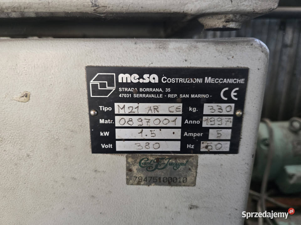 Wiertarka wielowrzecionowa stołowa MESA M21 AR Szczytno