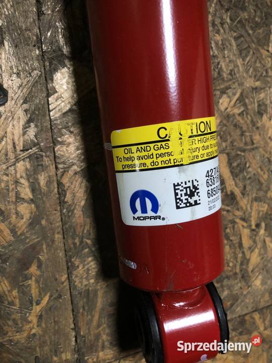 Amortyzator jeep wrangler przód L P K68552761AA terenowe Amortyzatory