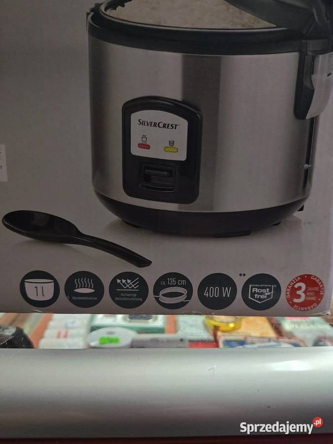 Ryżowar Silvercrest SRK 400 D2 z miarką i łyżką